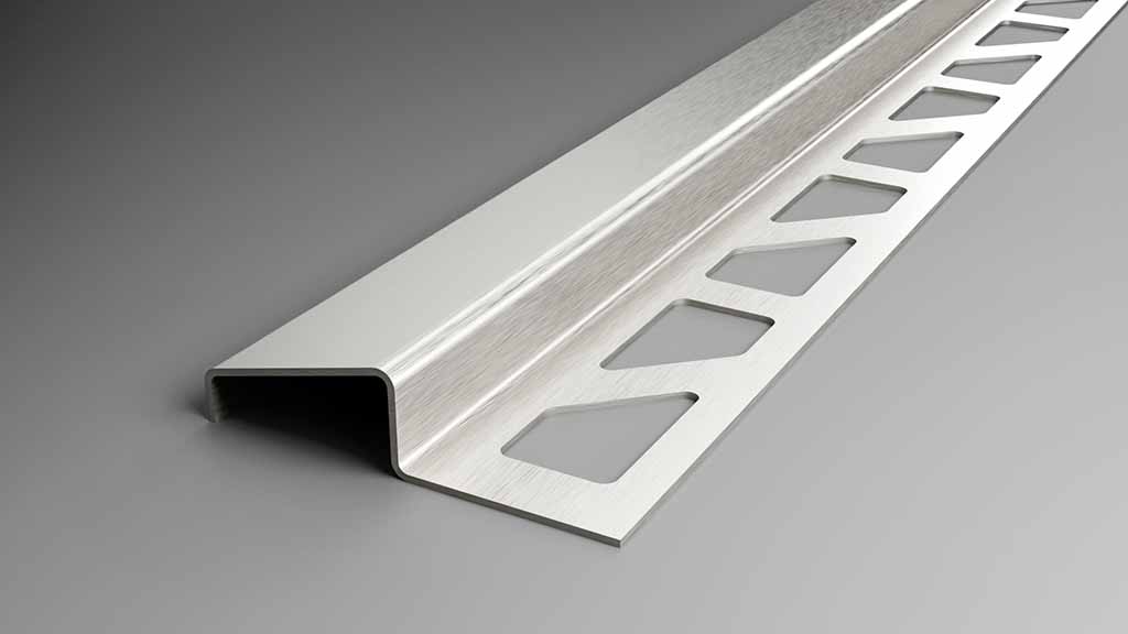 PK70 - Transition and renovation profile with a fixed 6mm abutment edge