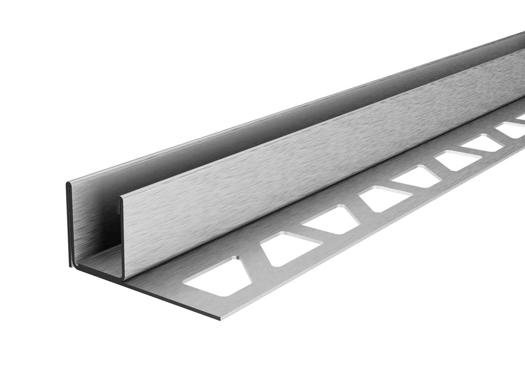 PG71 - Glass Holder Profile with Mounting Leg