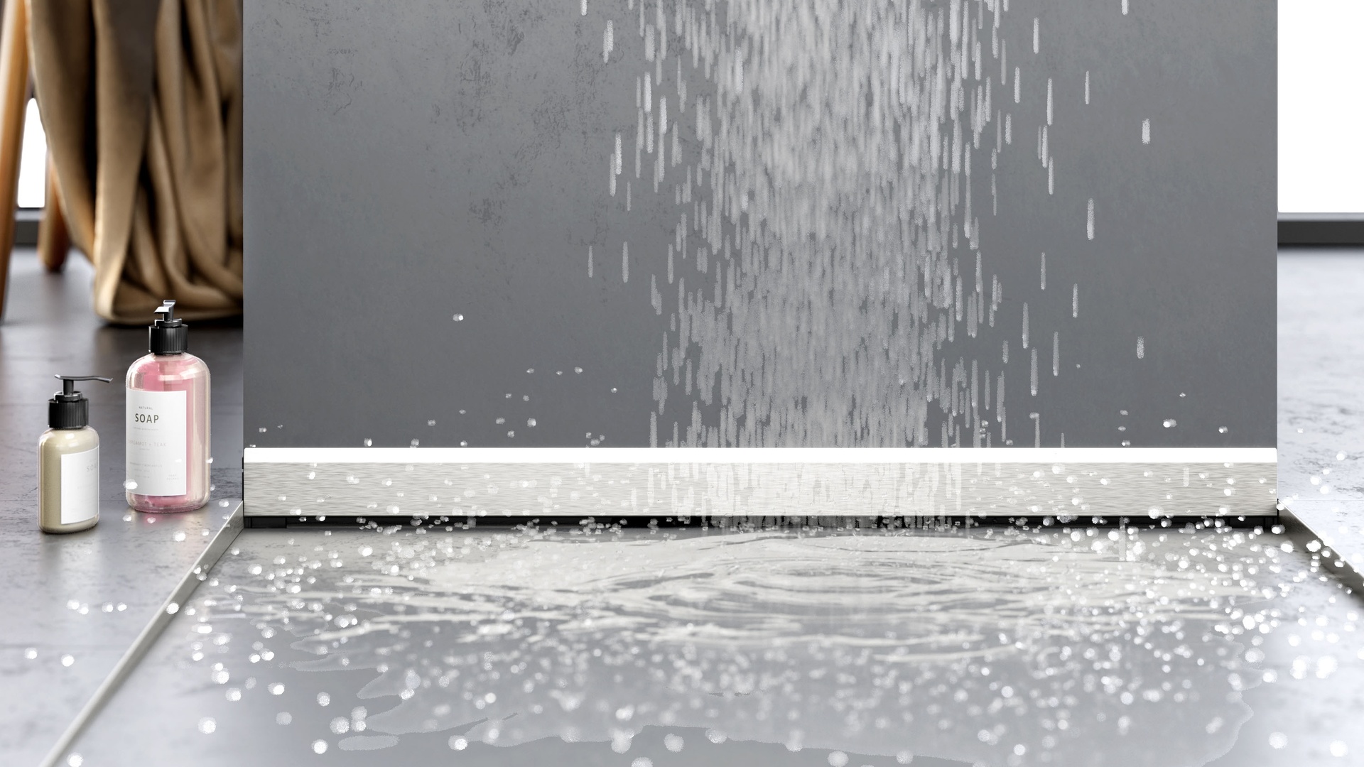 Wall-In Shower Drain