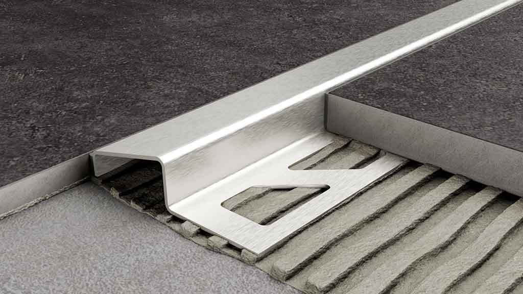 PK70 - Transition and renovation profile with a fixed 6mm abutment edge